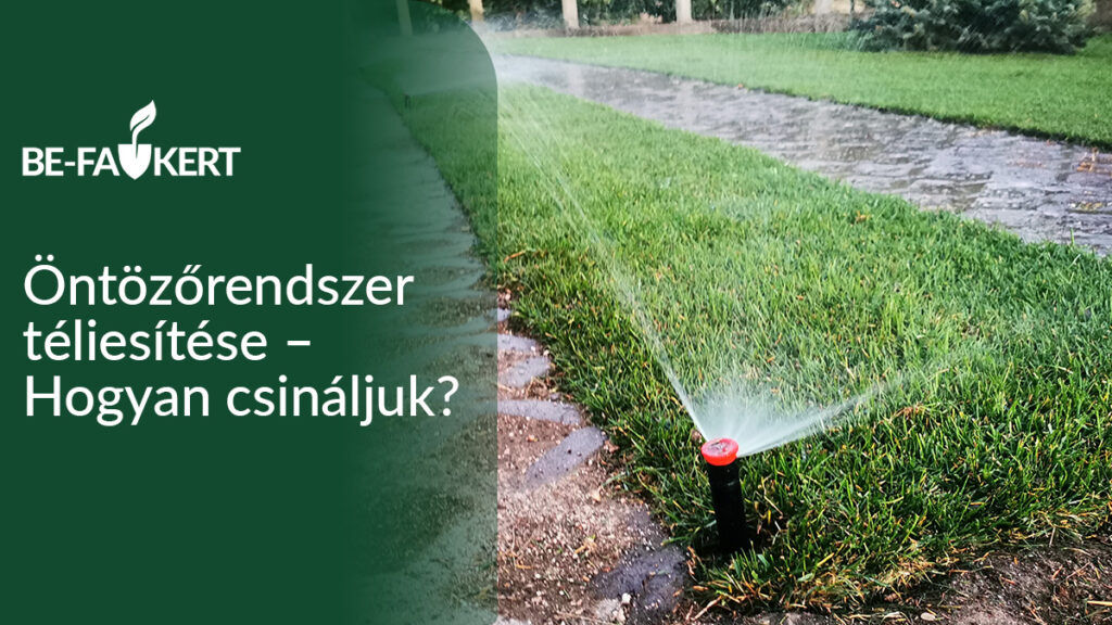 öntözőrendszer téliesítése